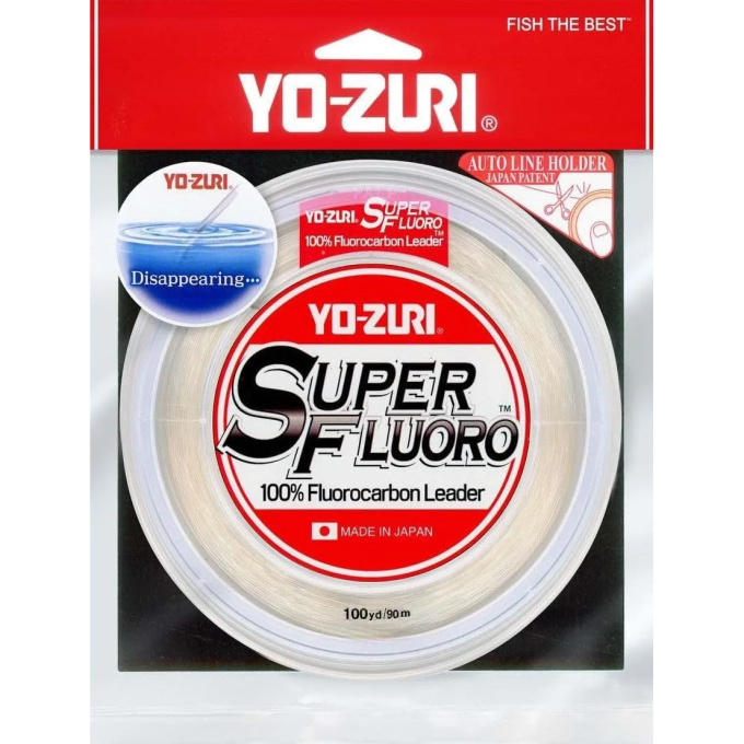 Флюорокарбон YO-ZURI SUPERFLUORO 100YDS 15Lbs 7kg ( 0.331mm) R1499-NC
